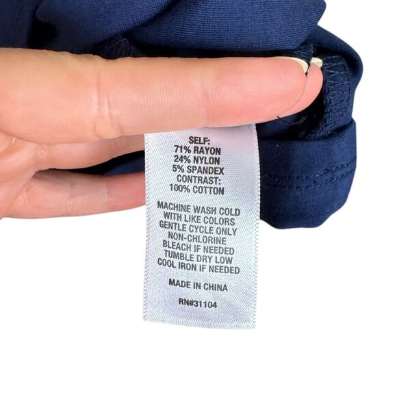 Crown & Ivy NWT Flutter Ruffle Sleeve Knit Mini Summer Shift Dress - Picture 10 of 10